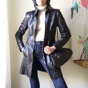 Danier 3/4 length leather jacket